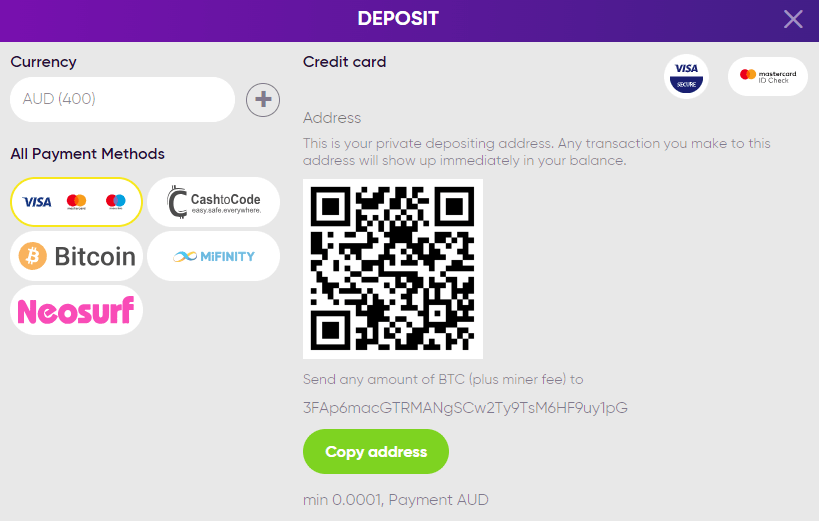 Bao Casino Payment Options